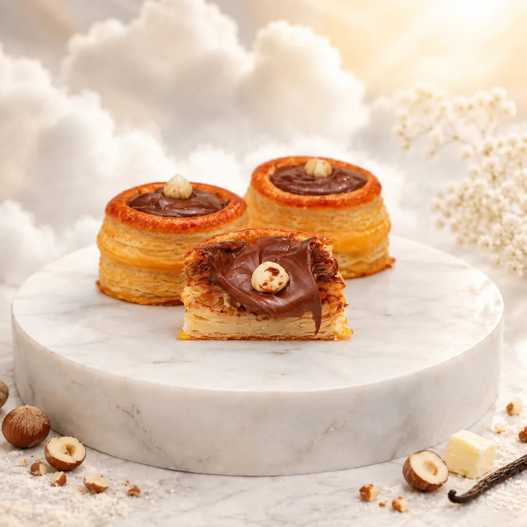 Gluten Free Nutella Hazelnut Vol Au Vent