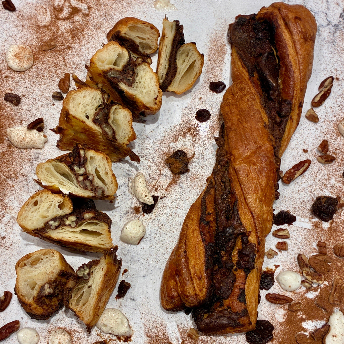 Gluten Free Cinnamon Pecan Date Twist