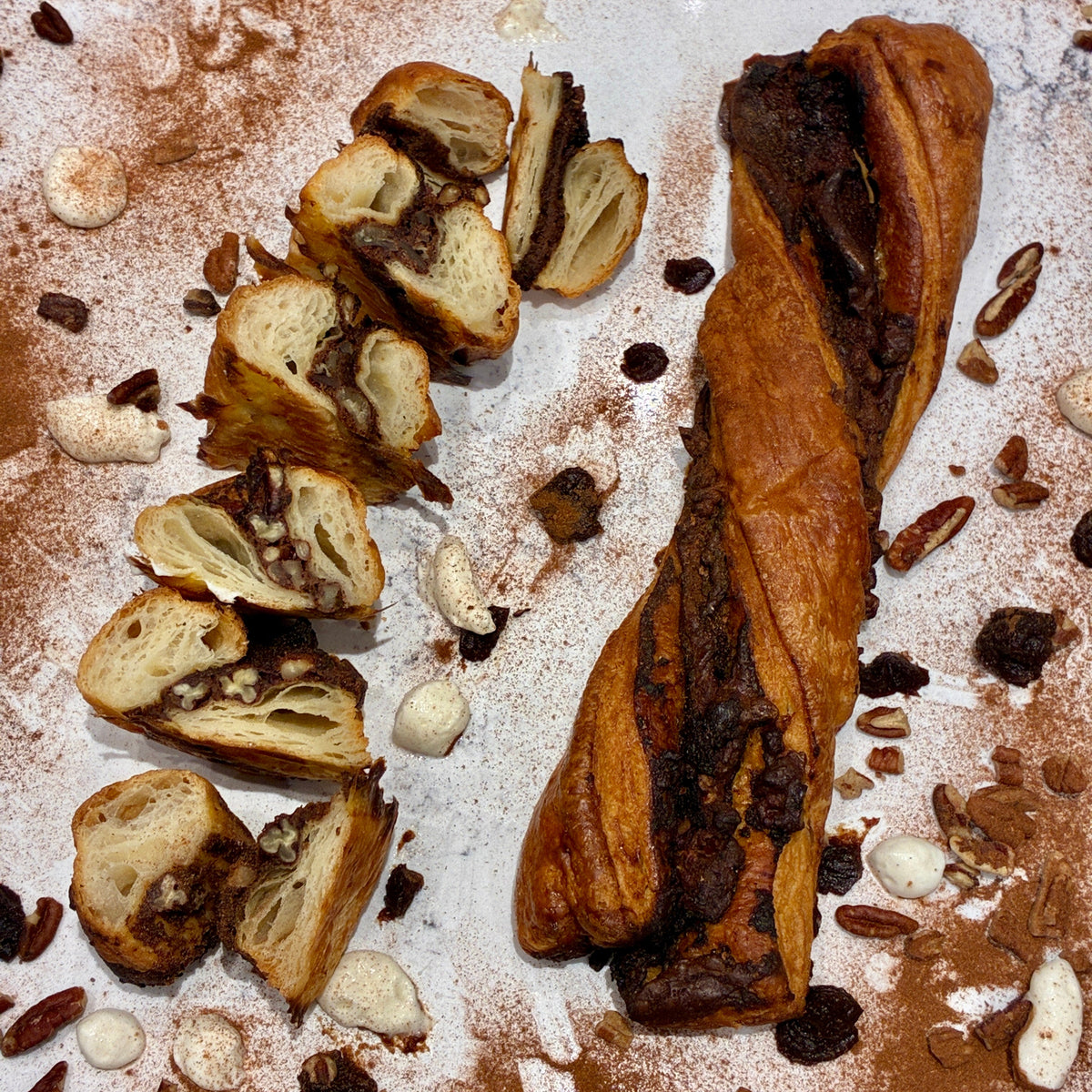 Gluten Free Cinnamon Pecan Date Twist
