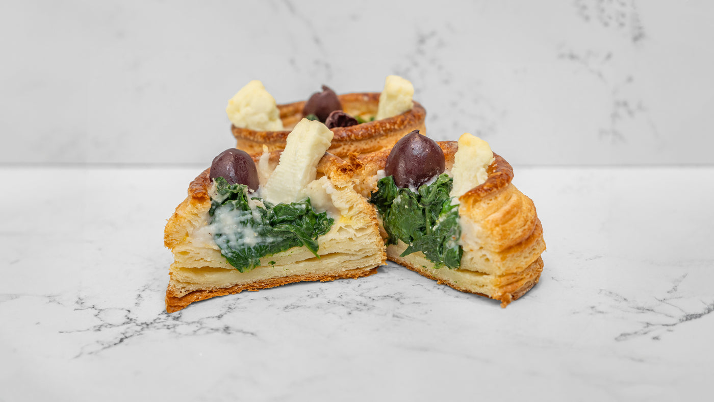 Gluten Free Spinach Feta Vol Au Vent