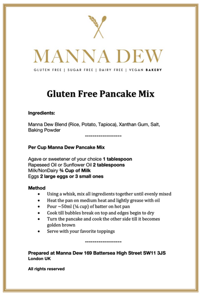 Gluten Free Pancake Mix (950g)